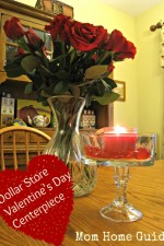 dollar store, candle holder, valentine's day, centerpiece