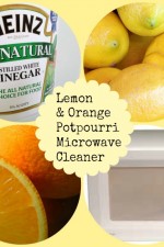 all natural, microwave, vinegar, lemon, orange cleaner