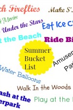 summer, bucket, list, free, printable