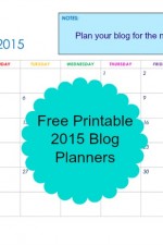 free printable blog planners