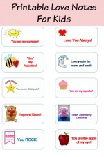 printable valentine's day love notes for kids