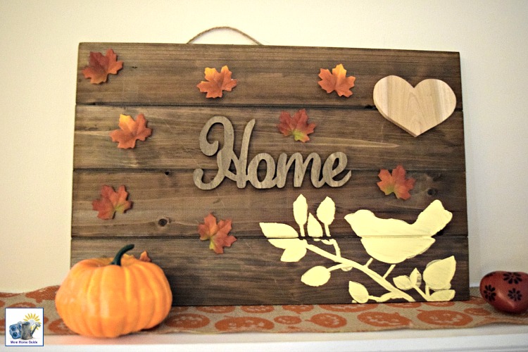DIY Thanksgiving wooden sign