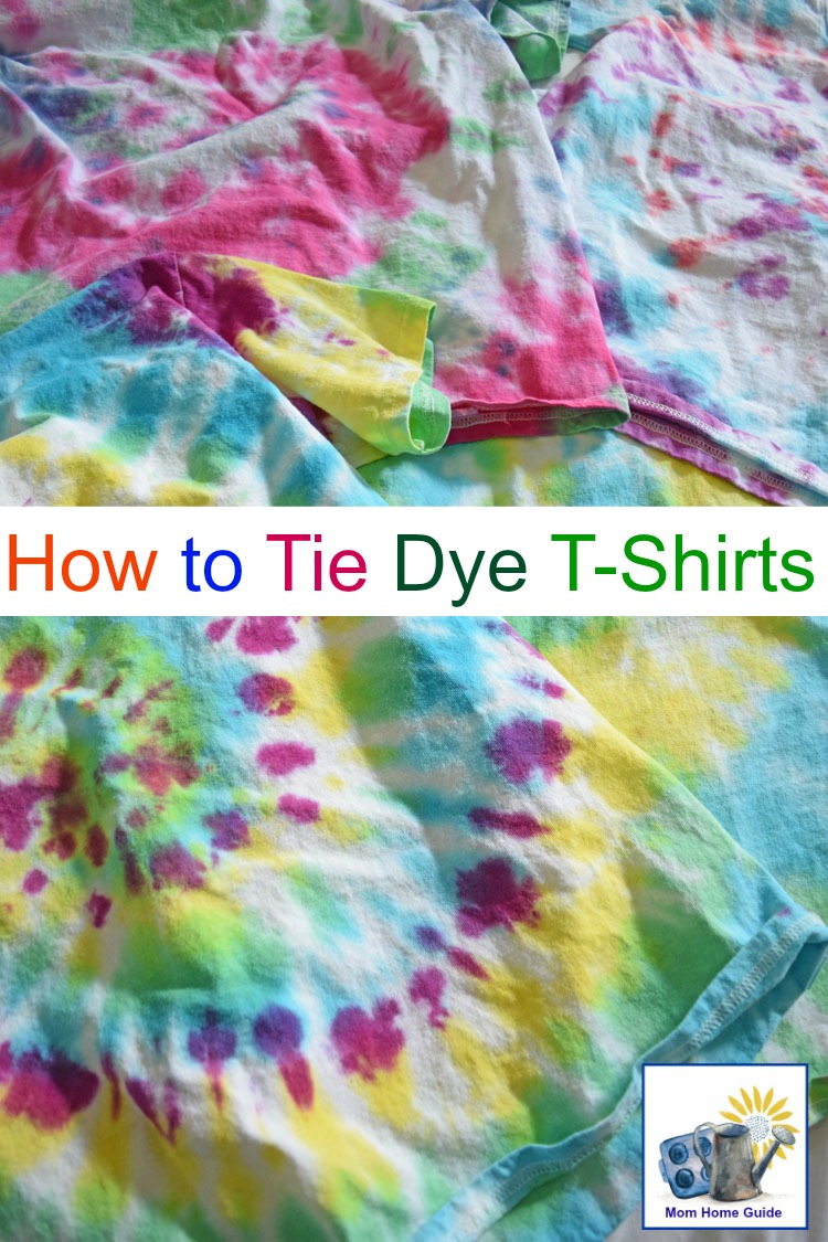 how to wash multiple tie dye shirts together