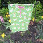 Easter garden flag