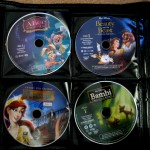 DVDs in binder