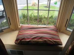 bay window pillow