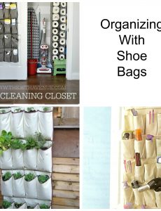 smart ways to organize with shoe bags