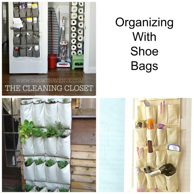 smart ways to organize with shoe bags