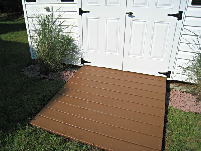 ramp, stain, shed