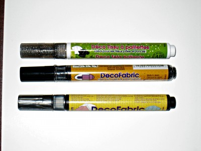 fabric pens