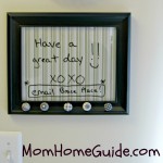 picture frame, dry erase board