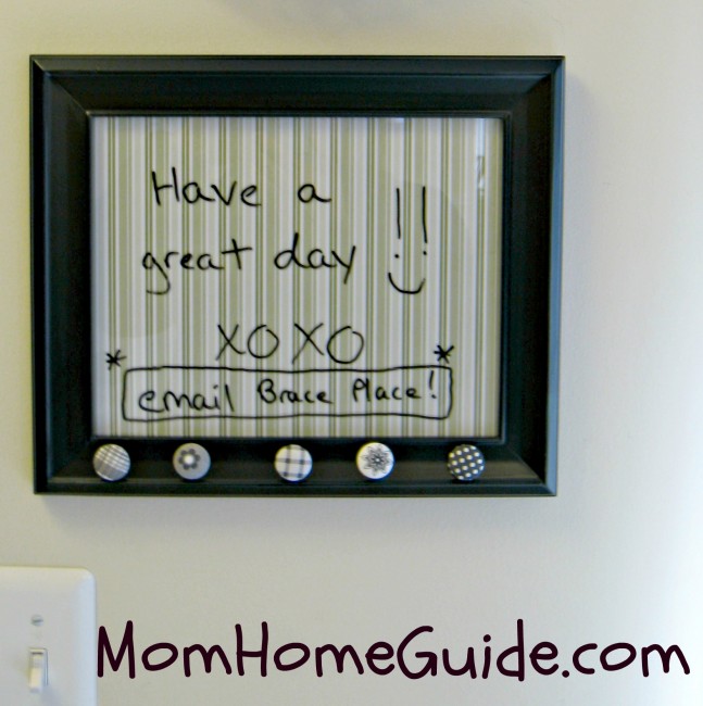 picture frame, dry erase board