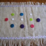 burlap table runner