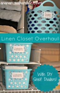 organize, linen closet