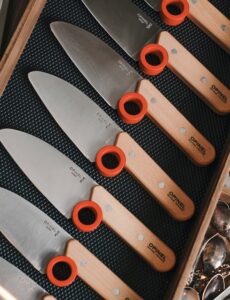 kitchen drawer, knife block