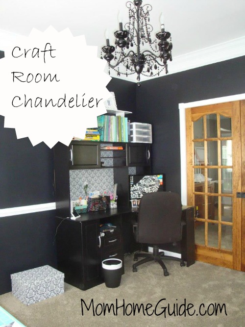 Black And White Craft Room Design