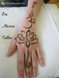 om, henna, tattoo