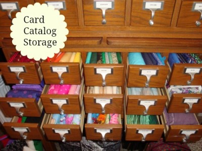 craft, supplies, storage, card catalog