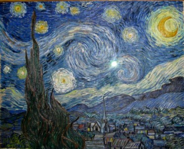 The Starry Night, MOMA, museum of modern art, van gogh