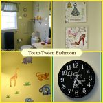 tot, toddler, tween, bathroom, girls, decor