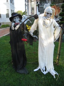 Halloween figures, creepy