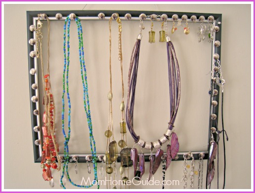 diy picture frame jewelry organizer