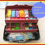 tackle box, organize, rainbow loom