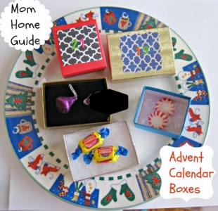 advent calendar gift boxes, christmas