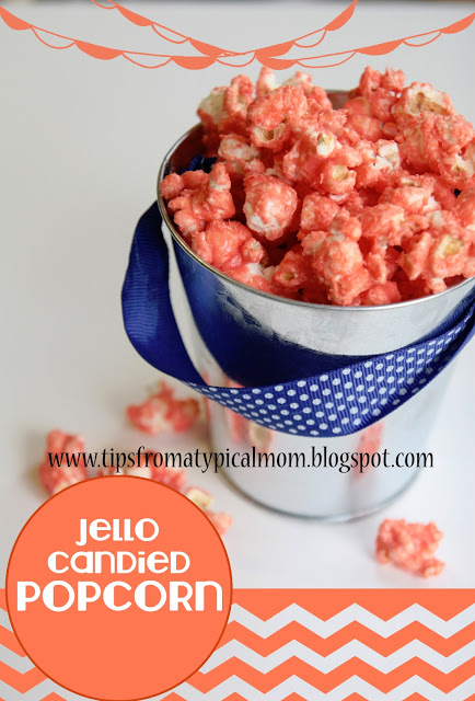 Jello candied popcorn