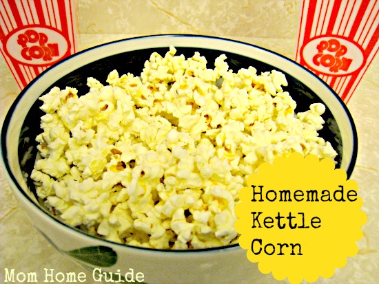 kettle corn, recipe, homemade