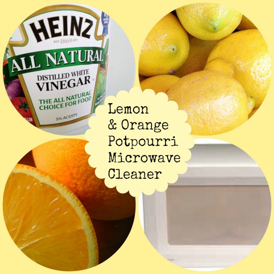 all natural, microwave, vinegar, lemon, orange cleaner