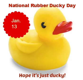january, 13, national, rubber ducky, day