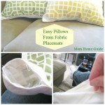 how to, make, craft, pillows, placemats