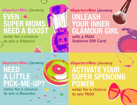 superhero mom, giveaway coupons, sweepstakes, giveaway