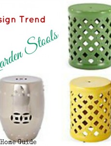 garden, stool, design, decor, trend