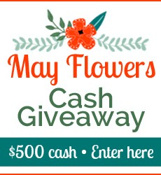 may flowers cash giveaway