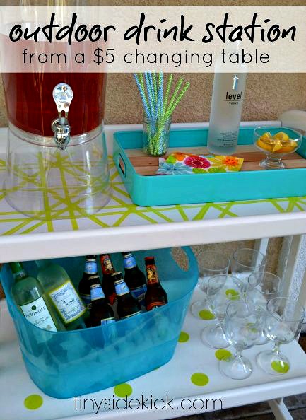 How to Make an Outdoor Drink Station