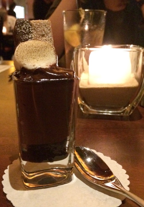 chocolate dessert at Seasons 52