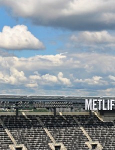metlife stadium with solar panels