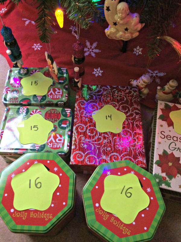 holiday advent calendar countdown