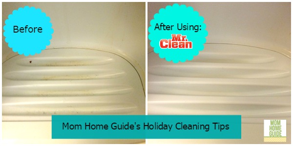 cleaning with mr. clean magic eraser