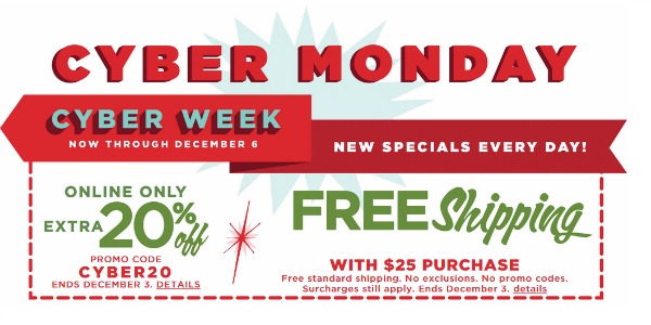 Cyber Monday at Kohl's