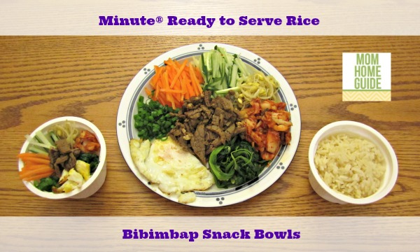 minute ready to serve rice bibimbap snack bowls