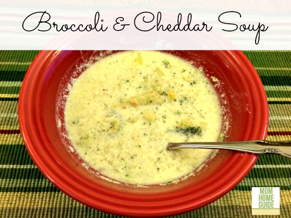 broccoli and cheddar crockpot soup