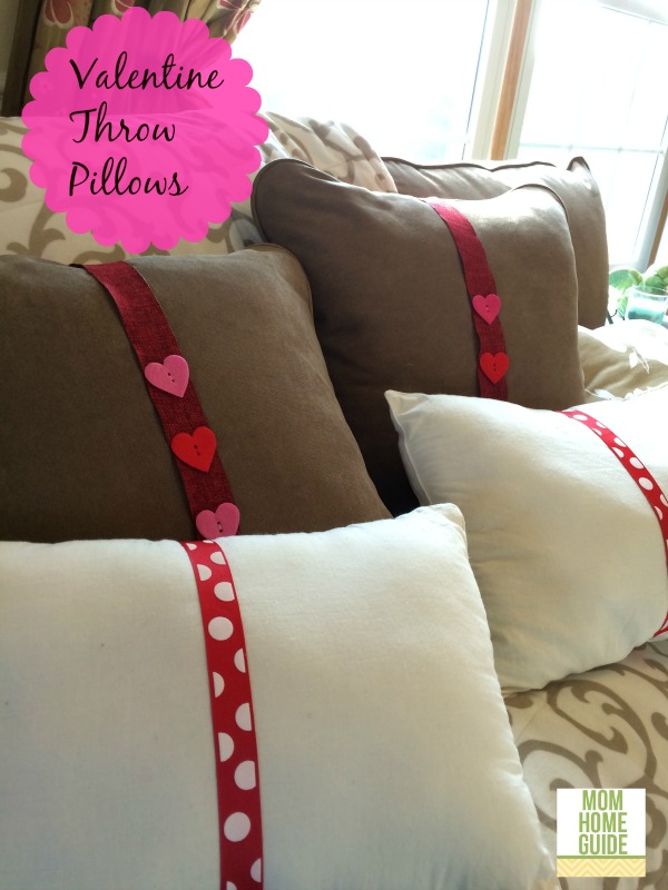 valentine throw pillows