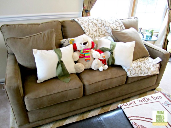 winter living room sofa