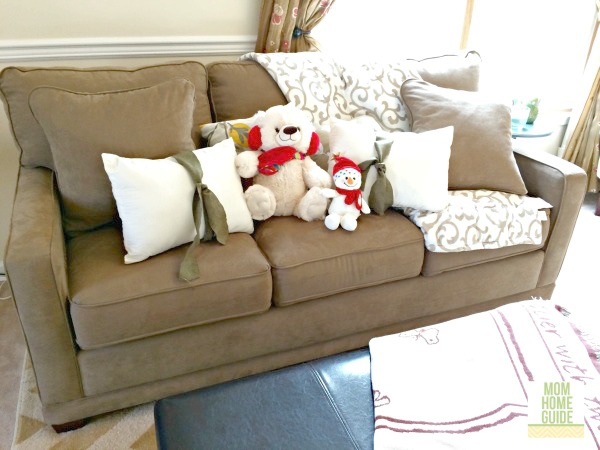 winter living room sofa