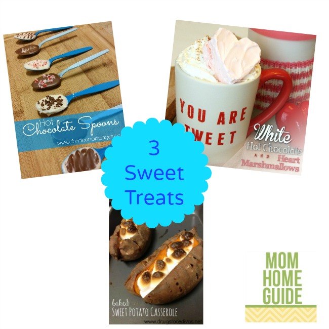 three sweet treats recipes