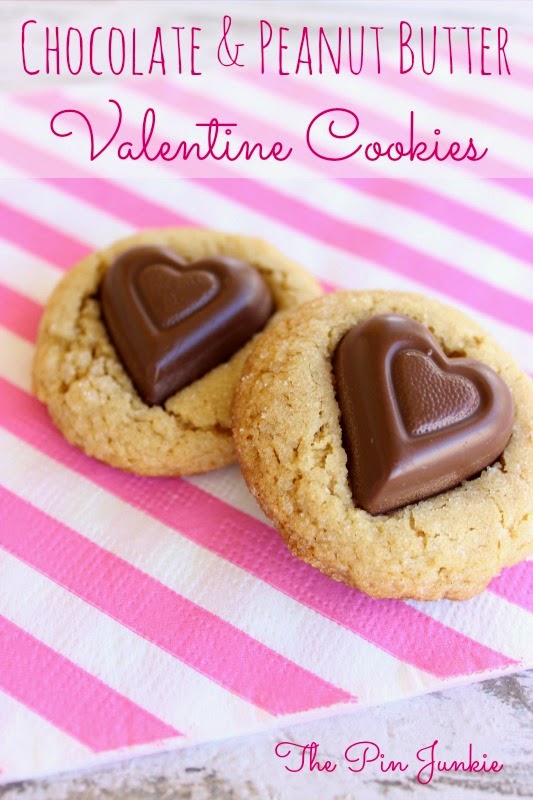 peanut butter valentine cookies