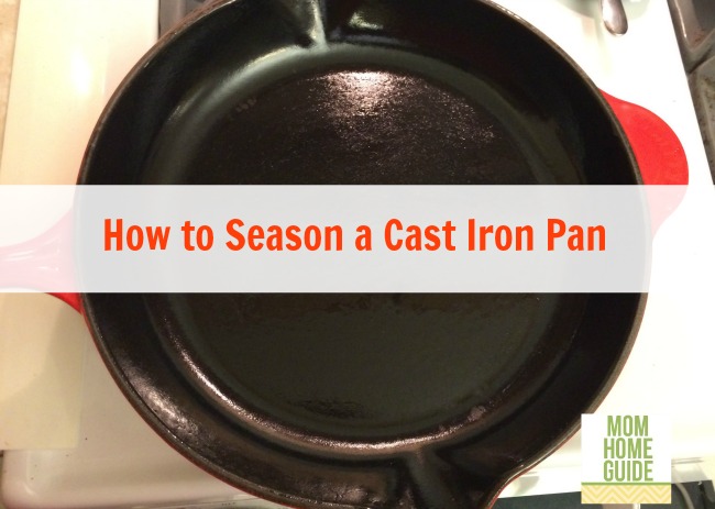 how to season a cast iron pan